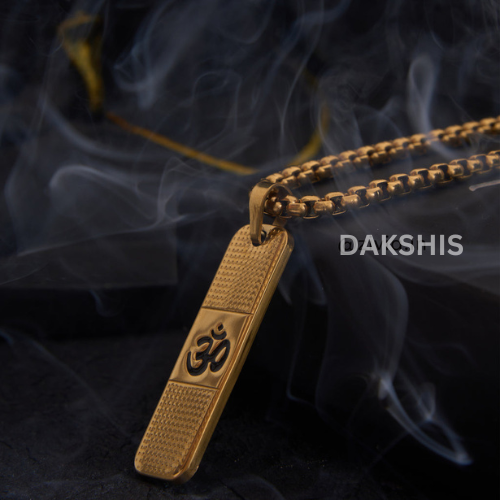 Gold Plated OM Necklace