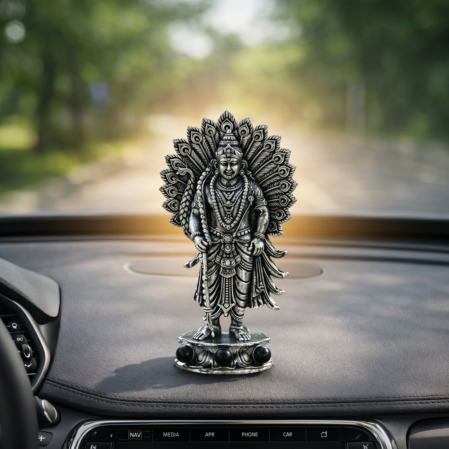 Divine Murugan Sakti Murti -  Silver Plated