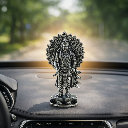 Divine Murugan Sakti Murti -  Silver Plated
