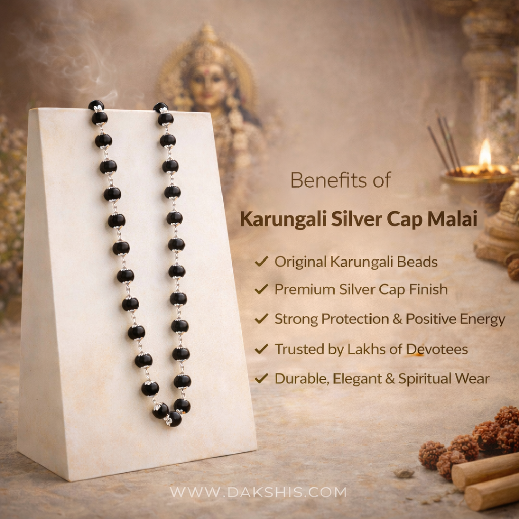 Karungali Silver Cap Malai (Add)