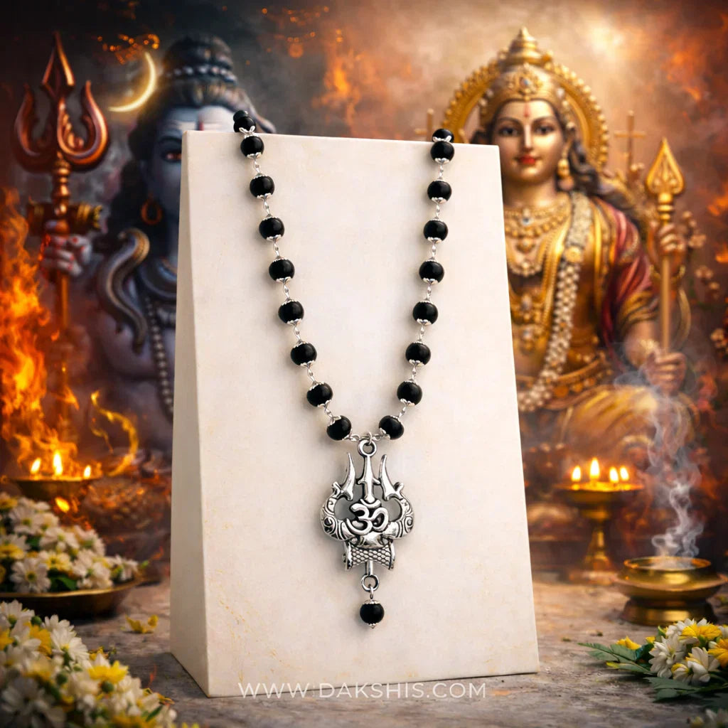 Karungali Malai & Locket Combo ( Buy 1 Get 2 Free )