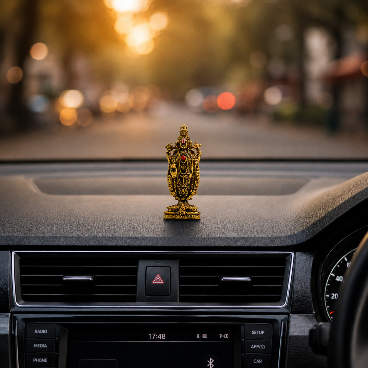 Tirupati Balaji Divine Murti - Gold Plated