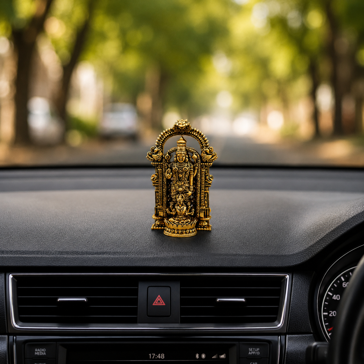 Shri Venkateswara Mahalakshmi Sangam Murti - Gold Plated